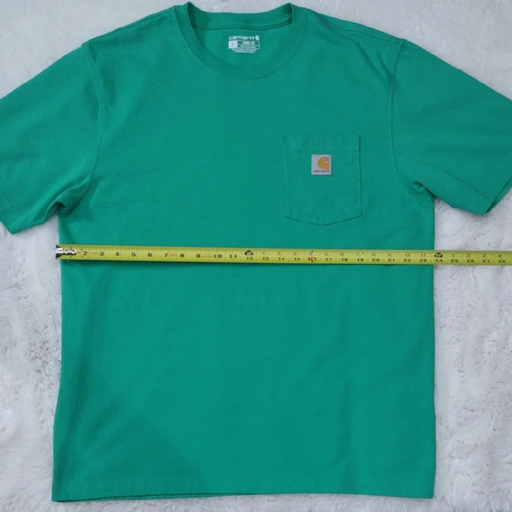 Carhartt Vibrant Green Tee with Pocket - Picture 11 of 15